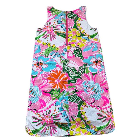 Lilly Pulitzer x Target Nosey Posie Shift Dress Girls XL 14/16 - Picture 5 of 6